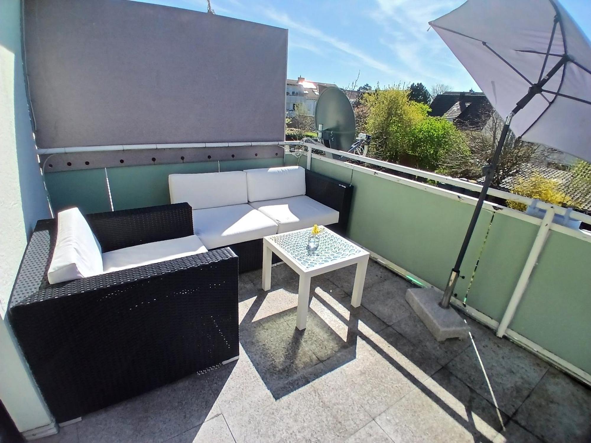 Happybnb Apartment Mit Sonniger Terrasse Lochgau 外观 照片